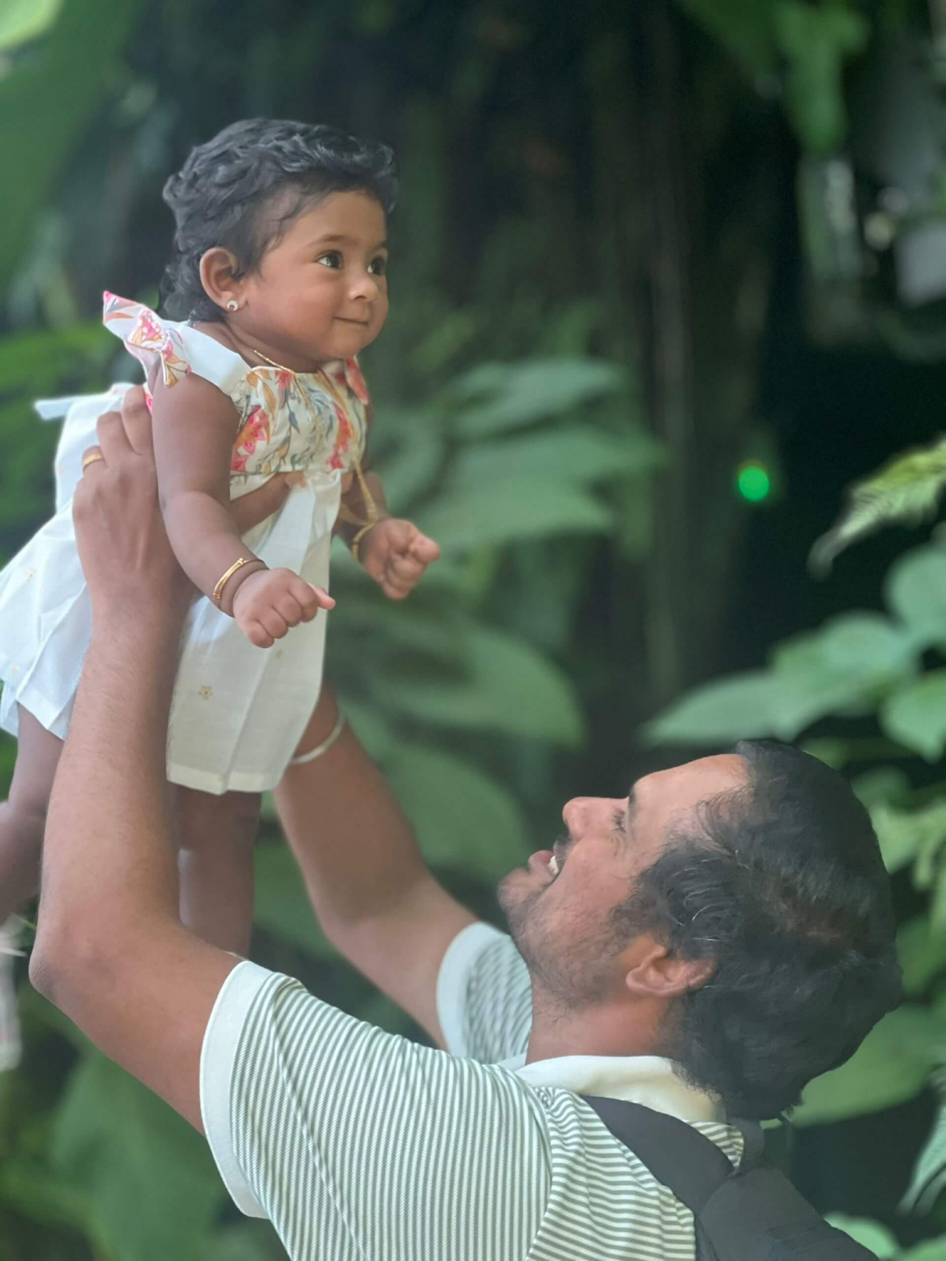 Baby girl at Cloud Forest Gardens by the Bay by Snap Friend SG